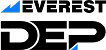 Everest stacked on top of the DEP logo