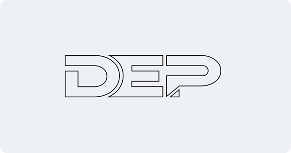 DEP logo outlined